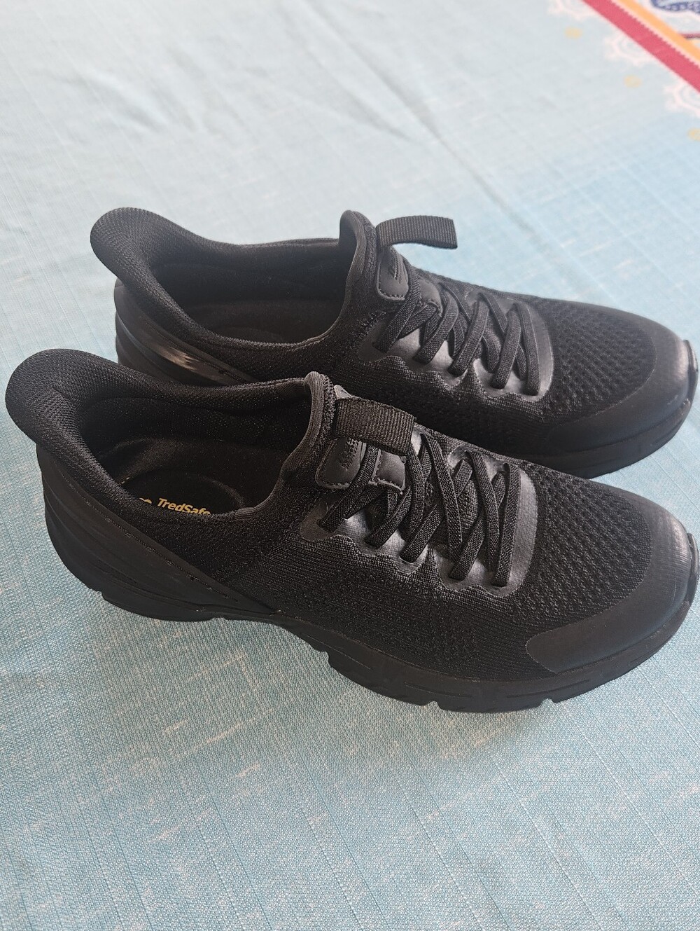 TredSafe Work Shoes Women 8 Black Slip Resistant